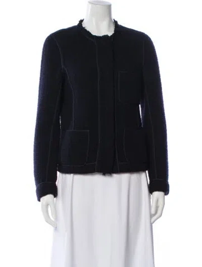 Pre-owned Vince Wool Evening Jacket In Blue
