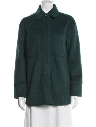 Pre-owned Vince Wool Evening Jacket In Green