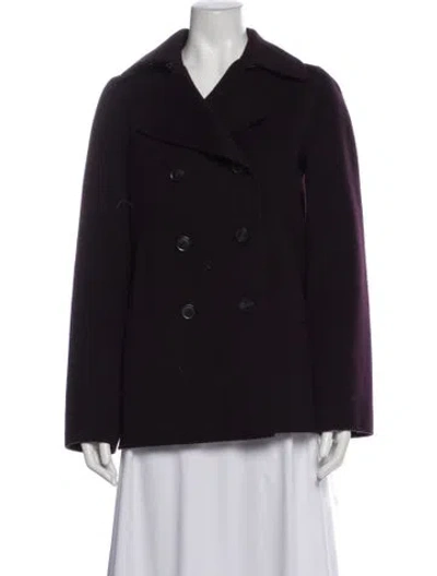 Pre-owned Vince Wool Evening Jacket In Purple