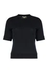 Vince Short-sleeve T-shirt In Black