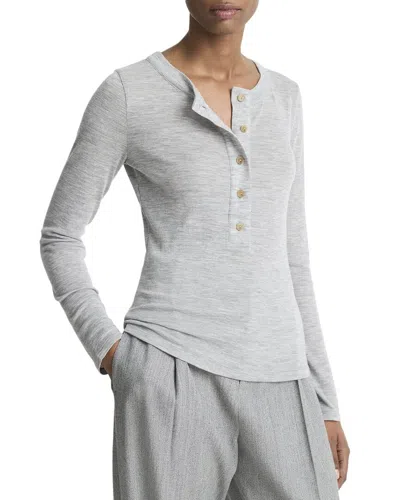 VINCE WOOL HENLEY SHIRT