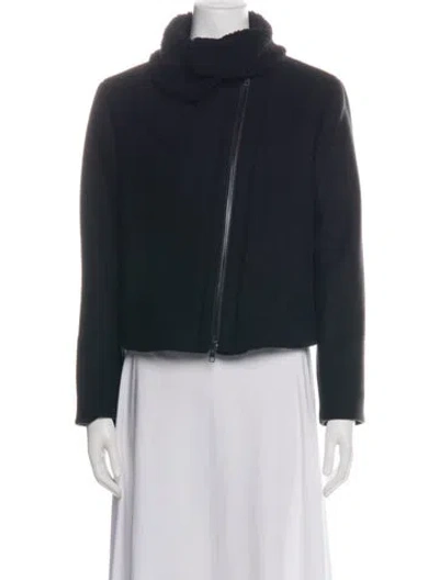 Pre-owned Vince Wool Jacket In Black