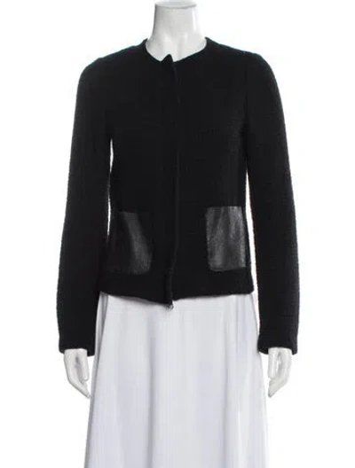 Pre-owned Vince Wool Jacket In Black
