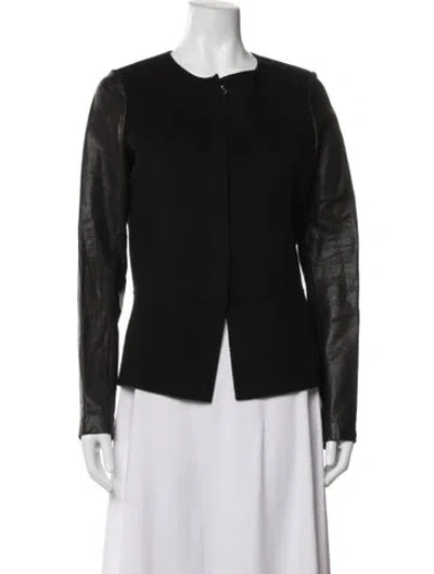 Pre-owned Vince Wool Jacket In Black