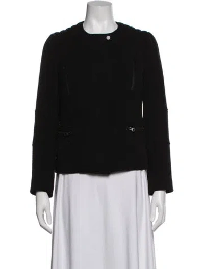 Pre-owned Vince Wool Jacket In Black