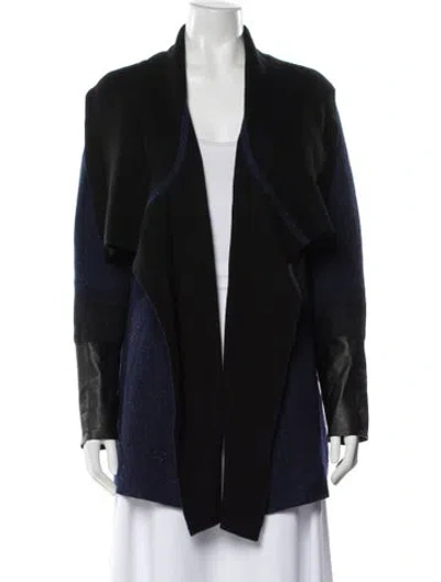 Pre-owned Vince Wool Jacket In Blue