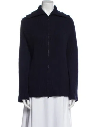 Pre-owned Vince Wool Jacket In Blue