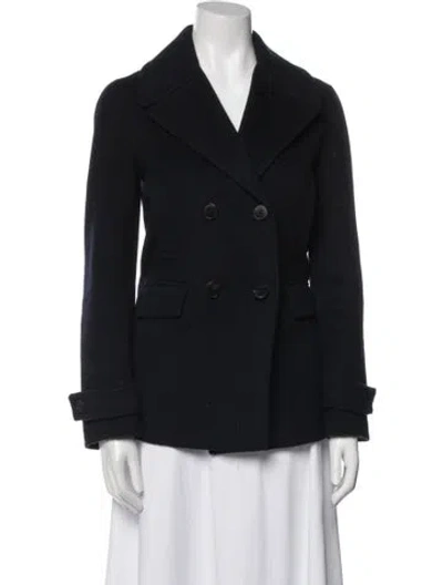 Pre-owned Vince Wool Jacket In Blue
