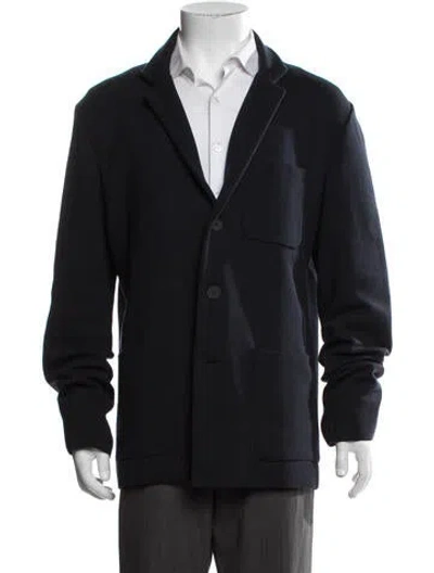 Pre-owned Vince Wool Jacket In Blue