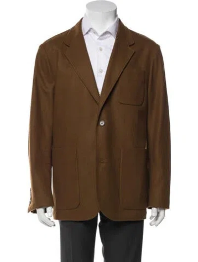 Pre-owned Vince Wool Jacket In Brown