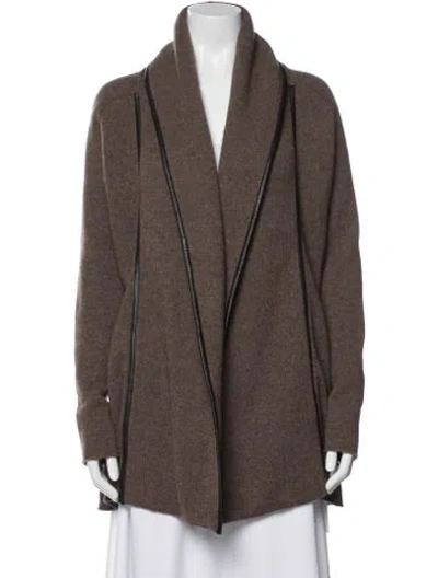 Pre-owned Vince Wool Jacket In Brown