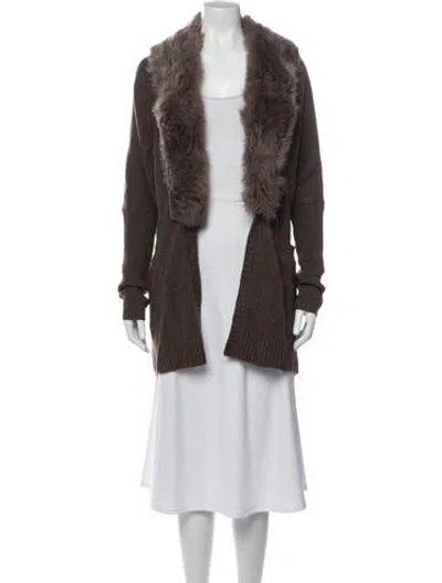 Pre-owned Vince Wool Jacket In Brown
