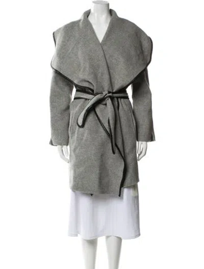 Pre-owned Vince Wool Jacket In Gray