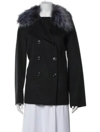 Pre-owned Vince Wool Jacket In Gray