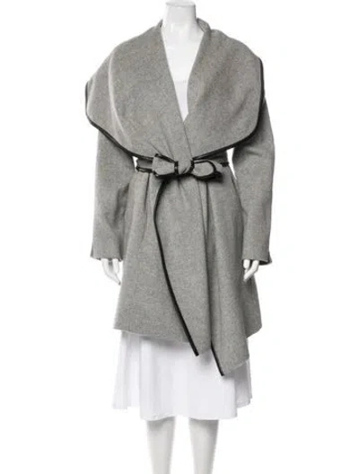 Pre-owned Vince Wool Jacket In Gray