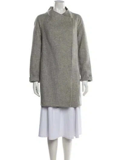 Pre-owned Vince Wool Jacket In Gray