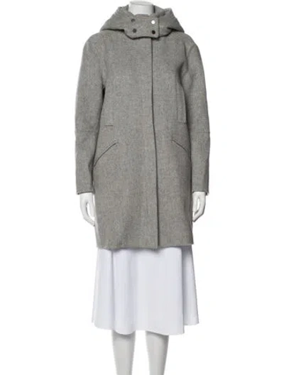 Pre-owned Vince Wool Jacket In Gray