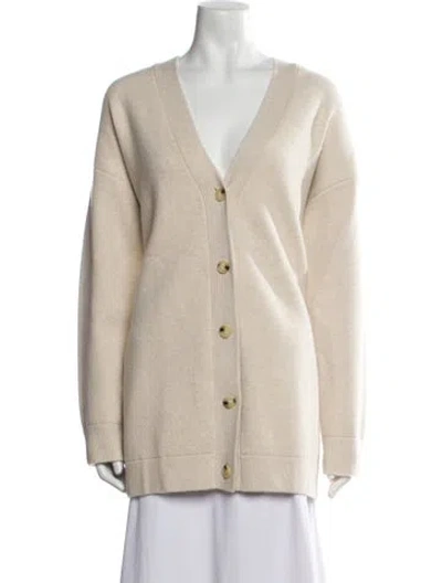 Pre-owned Vince Wool Jacket In Neutral