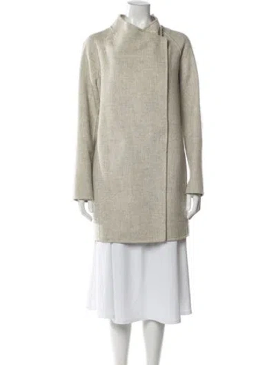 Pre-owned Vince Wool Jacket In Neutral