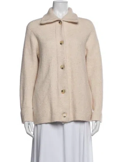 Pre-owned Vince Wool Jacket In Neutral