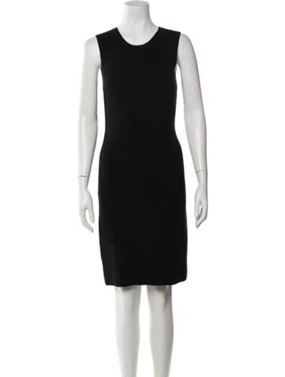 Pre-owned Vince Wool Knee-length Dress In Black