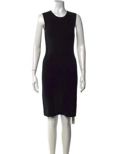 Pre-owned Vince Wool Knee-length Dress In Black