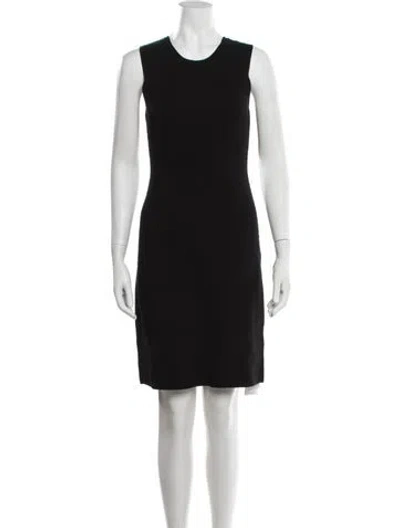 Pre-owned Vince Wool Knee-length Dress In Black