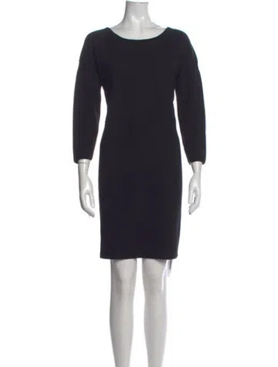 Pre-owned Vince Wool Knee-length Dress In Black