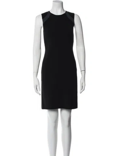 Pre-owned Vince Wool Knee-length Dress In Black