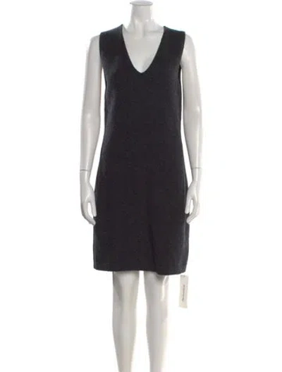Pre-owned Vince Wool Knee-length Dress W/ Tags In Gray