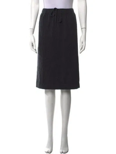 Pre-owned Vince Wool Knee-length Skirt In Grey