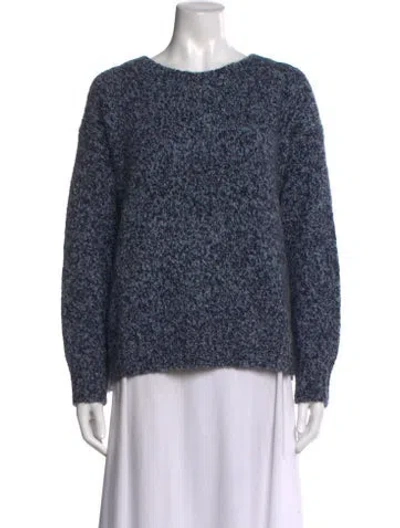 Pre-owned Vince Wool Midi Length Dress In Blue