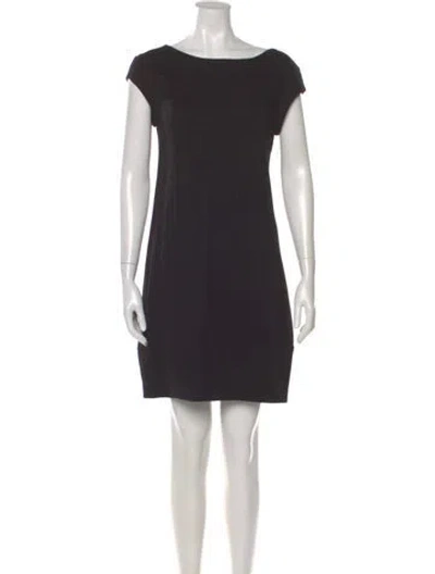 Pre-owned Vince Wool Mini Dress In Multi