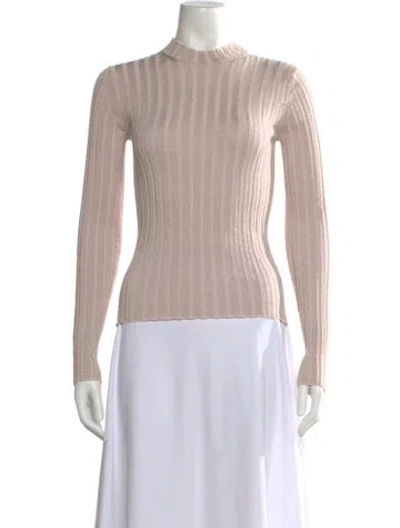 Pre-owned Vince Wool Mock Neck Sweater W/ Tags