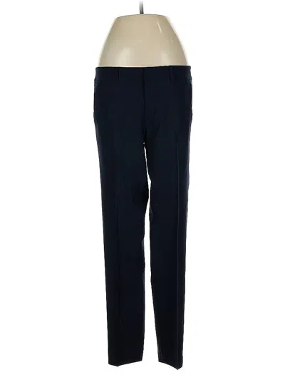 Pre-owned Vince Wool Pants In Blue