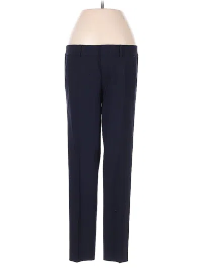 Pre-owned Vince Wool Pants In Blue
