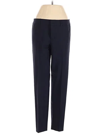 Pre-owned Vince Wool Pants In Blue