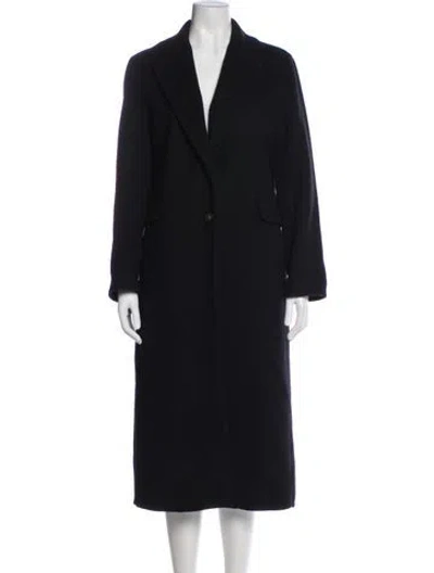 Pre-owned Vince Wool Peacoat In Gray