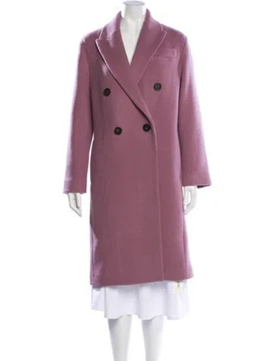 Pre-owned Vince Wool Peacoat In Purple