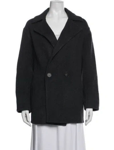 Pre-owned Vince Wool Peacoat W/ Tags In Black