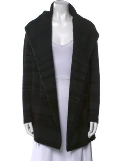 Pre-owned Vince Wool Plaid Print Sweater In Multi