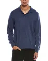 Vince Wool Polo Shirt In Blue