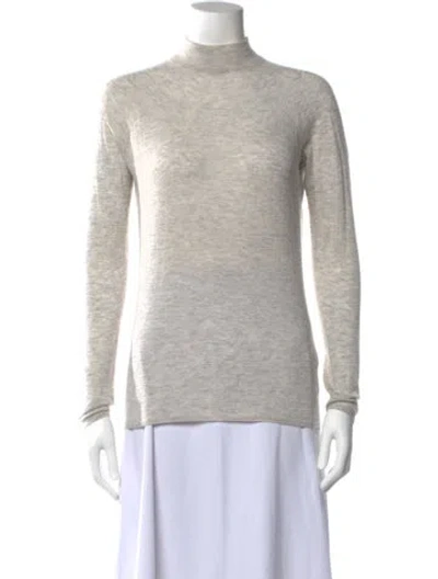 Pre-owned Vince Wool Printed Sweater In Neutral