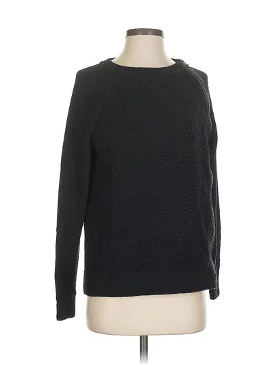 Pre-owned Vince Wool Pullover Sweater In Black