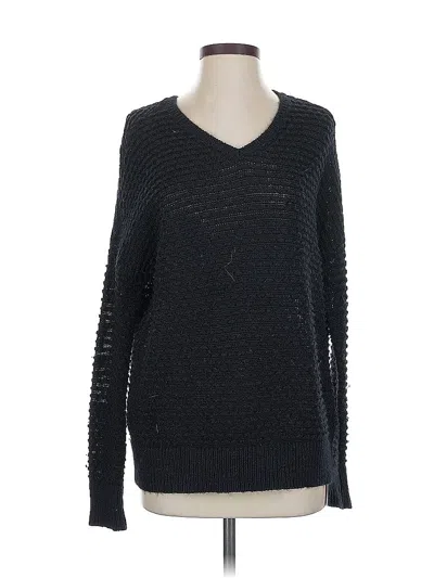Pre-owned Vince Wool Pullover Sweater In Black