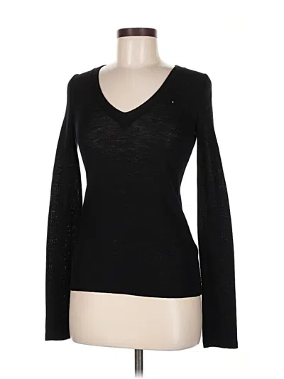 Pre-owned Vince Wool Pullover Sweater In Black
