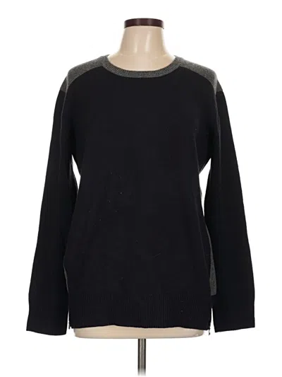 Pre-owned Vince Wool Pullover Sweater In Black
