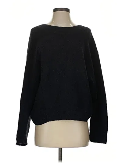 Pre-owned Vince Wool Pullover Sweater In Black