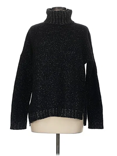 Pre-owned Vince Wool Pullover Sweater In Black