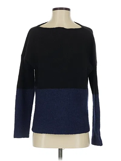 Pre-owned Vince Wool Pullover Sweater In Blue